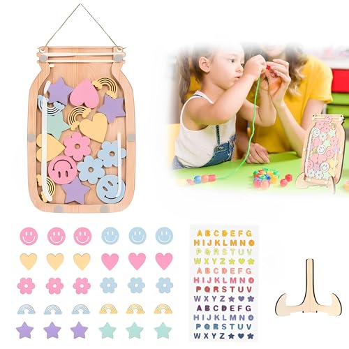 XSQD Punti Tabella delle Ricompense, Vaso Sorridente Dell'arcobaleno Ricompensa Bambini, Comportamento Barattolo Ricompense, Barattolo di Incentivo dei Genitori Dell'insegnante Bambini