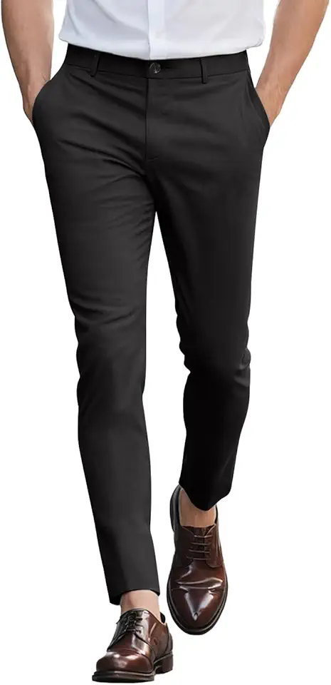 GINGTTO Mens Dress Pants Slim Fit Stretch Chino Pants for Men