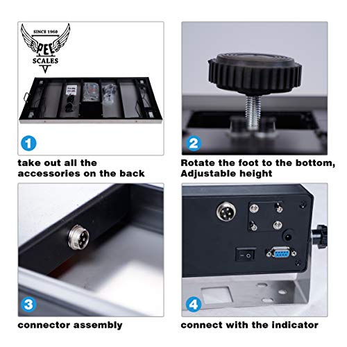 Báscula digital PEC para animales 700lb 42x20 pulg miniatura 6