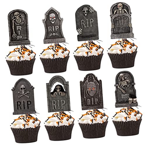 Didiseaon 40 Pçs Cupcake Lápide Inserção De Bolo Salada De Frutas Bolo De Frutas Placa- Sinais De Fr