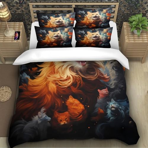 Housse de couette 3D microfibre de qualité supérieure parure de lit 200x200cm