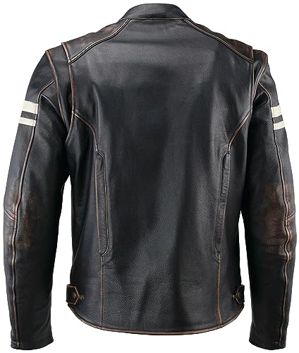 94384 River Road - Hoodlum Vintage Leather Jacket Black - Large2