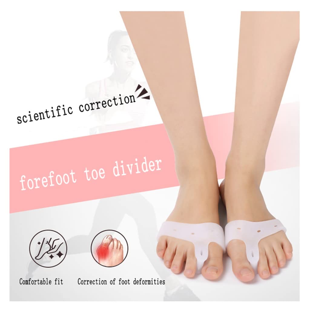 Almohadilla de Alivio de juanetes, separadores de un Dedo, Corrector de juanetes, Almohadillas para Bolas de pies, Hallux Valgus, alisadores de Dedos, Protector de juanetes