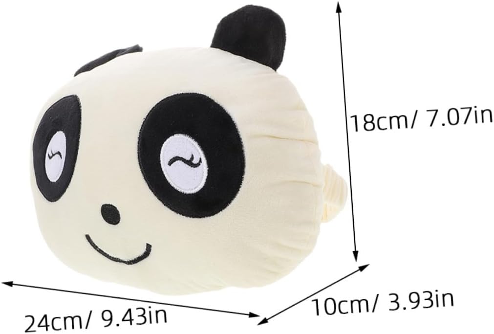 Panda Design Car Head Pillow Kids Travel Pillow for Car High Elasticity Soft Neck Support