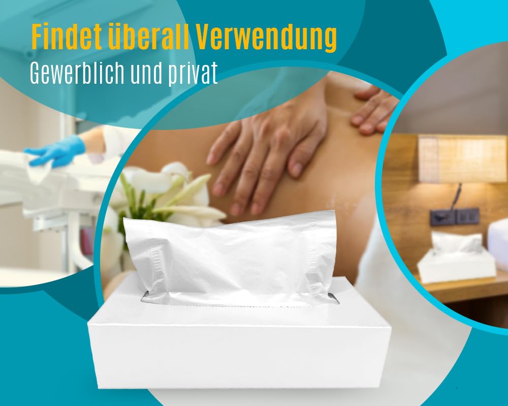 Kosmetiktücher (3.000 Stück), 2-lagige Taschentücher in weißer Box, weiche Papiertaschentücher, 30 Boxen x 100 Tücher