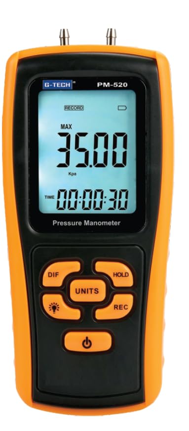 Pressure Manometer PM-520 With USB, Digital LCD Display, Differential Mode, Data Hold, SOLD BY TEHCNO INSTRUMENTS BANGALORE-picture-36