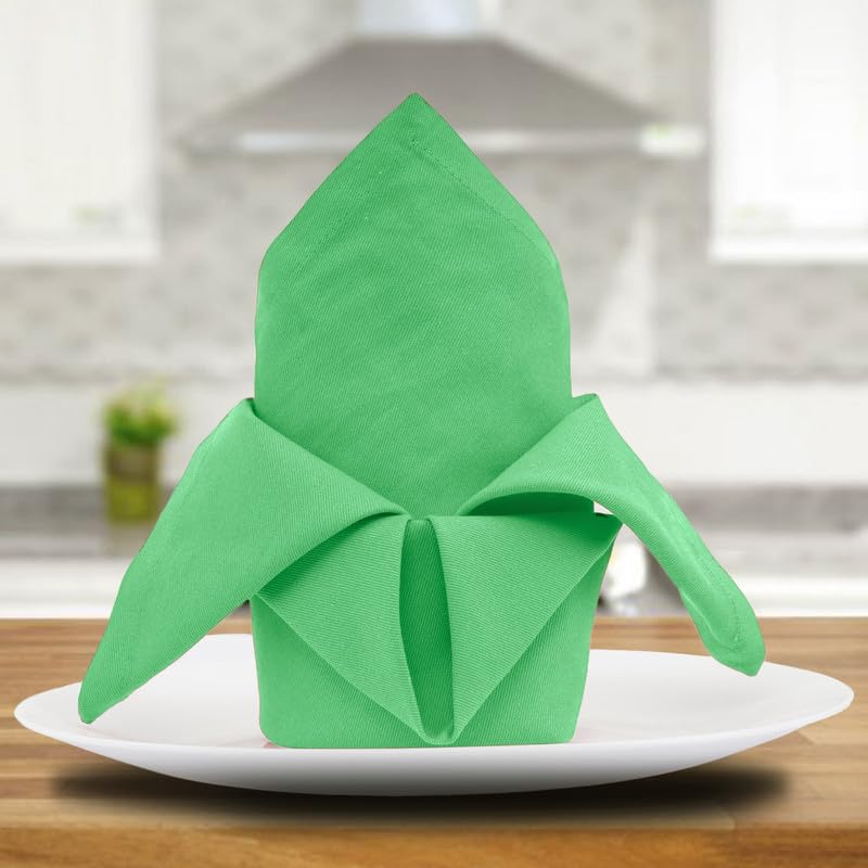 12 Tovaglioli In Cotone 100% Oversize 45x45 Cm - Multicolore, Spessi E Assorbenti, Per Tutti I Giorni - Foto 13