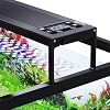SEAOURA 24/7 LED Aquarium Light for 12-18 Inch Fish Tank, Fish Tank Light for Plants, Auto On Off with Timer, 9 Colors, Adjustable Brightness, Daylight & Moonlight, DIY and Nature Weather Mode