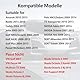Double din Autoradio Kompatibel mit kabelloses CarPlay Android Auto mit IPS Bluetooth/FM/AM Radio/USB/hohe Leistung für VW Golf 5 6 Passat Jetta Caddy EOS T5 Tiguan Touran CC Polo