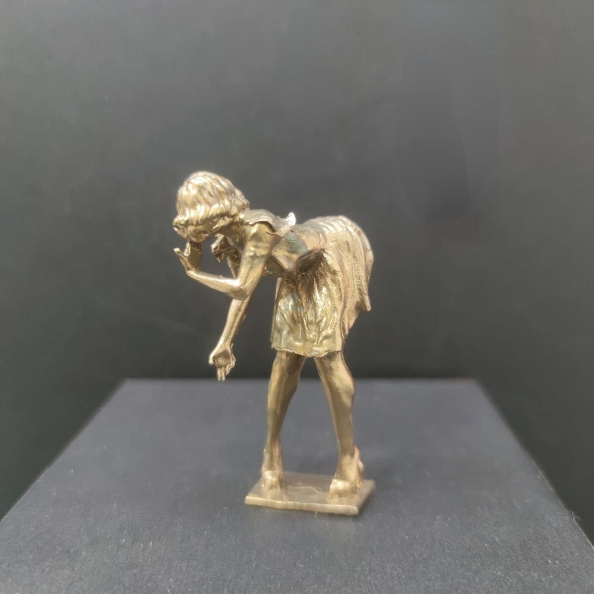 Amazon.co.jp: 銅フィギュア彫刻レトロ美像クリエイティブ工芸品の装飾