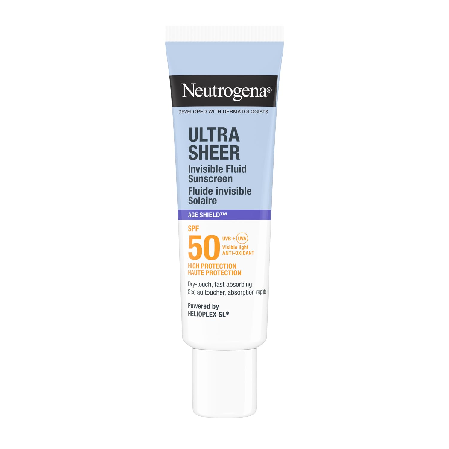 Neutrogena Ultra Sheer Age Shield Fluid SPF50 Yüz Güneş Koruyucu 50 ml
