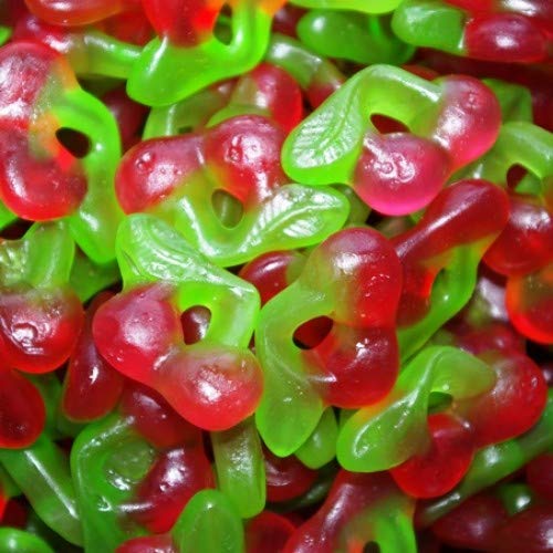 Twin Cherries 500g Share Bag by The Gourmet Sweet Company