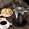 KOOYAT Cafetiere French Press Coffee Maker with Capacity of 1000ml / 8 Cup Double Walled Insulated Coffee Press for Ground Coffee at Home Travel Large Caffettiera Gift Set for Woman Man Silver Color
