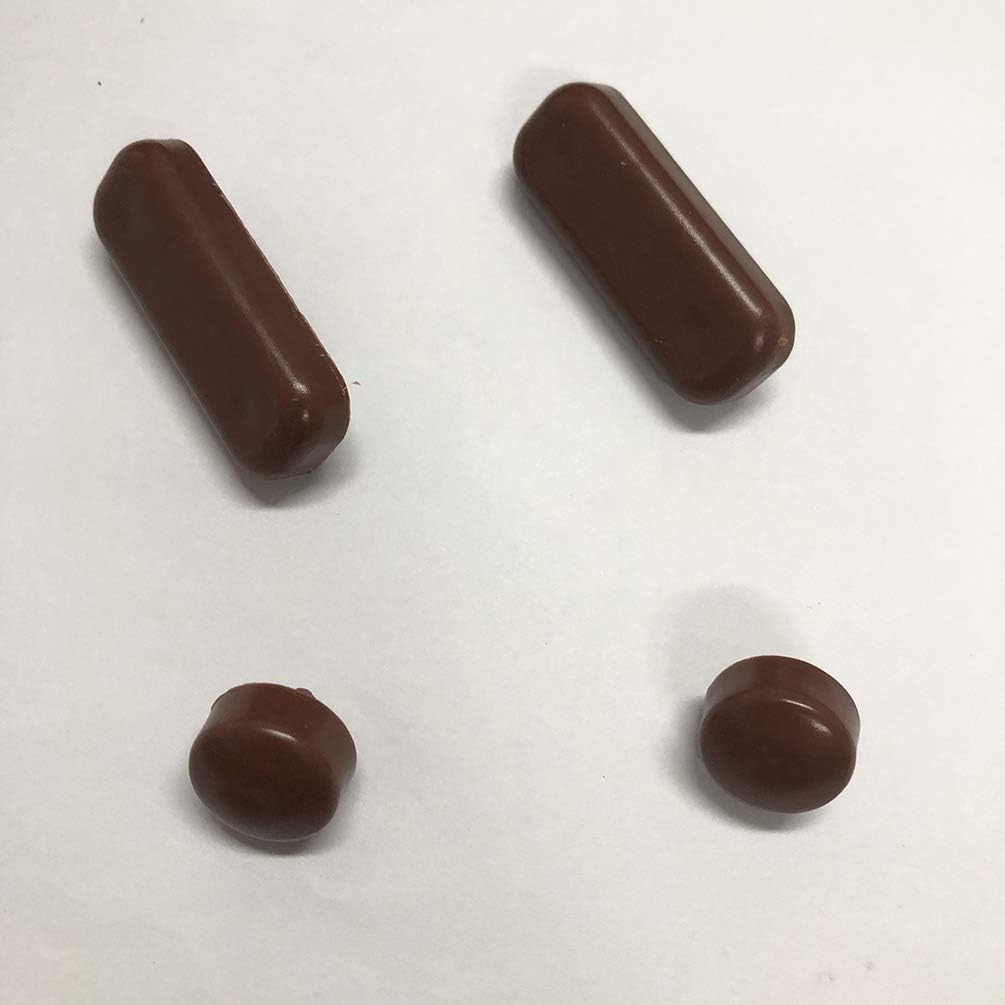 4 Pieces Toilet Seat Bumpers, Only Replacement Part Safety Repair for