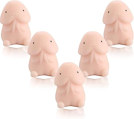 Amazon Co Jp 5個スクイーズ 低反発 ストレス解消グッズ 小チ減圧玩具 减圧おもちゃ オモチ 握ってストレス 配達3 5労働日まで おもちゃ
