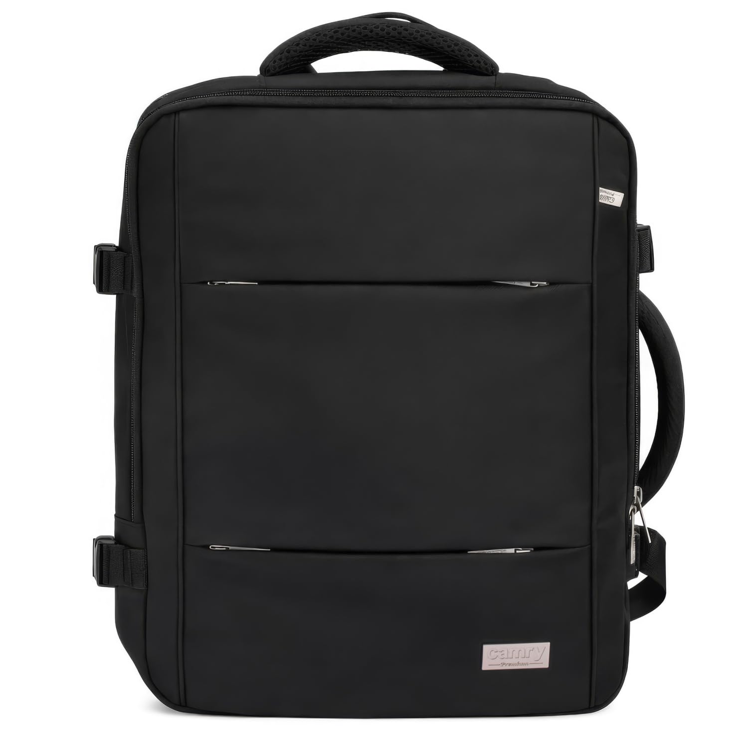 CAMRY CR 6881 czarny plecak podręczny 40 x 20 x 30 cm, 24 litry, plecak biznesowy i podróżny, 3 kieszenie, 13 kieszeni, pasuje do laptopów o przekątnej ekranu do 15,6"