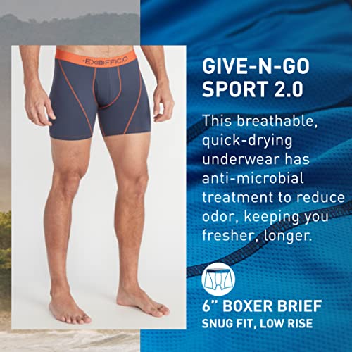 Image of ExOfficio Men's Give-N-Go Sport 2.0 6'' Boxer Brief