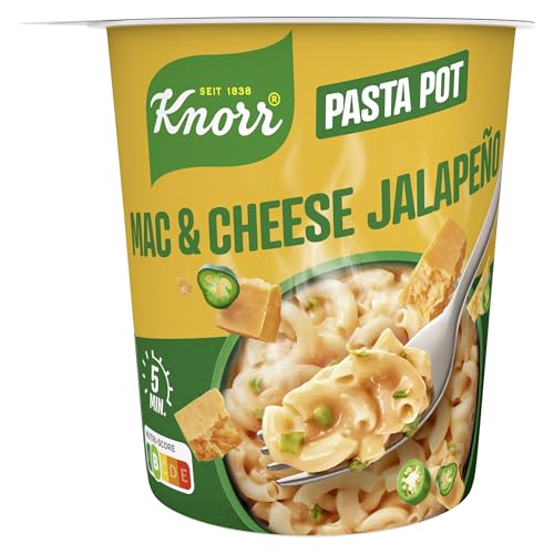 Knorr Mac & Cheese Jalapeño Pasta Pot leckere Instant Nudeln 8 x 62 g