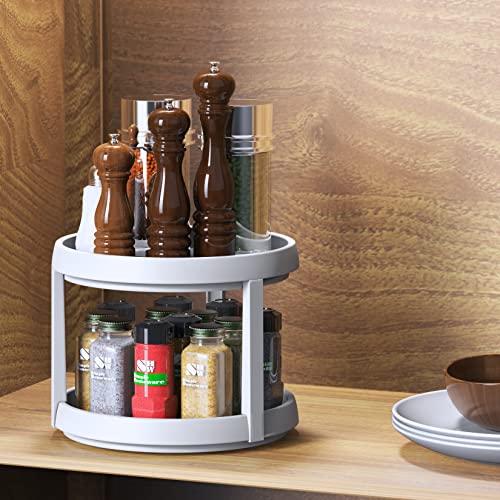 Simplehouseware 2 Tier Turntable Lazy Susan Spice Organizer #TOP1