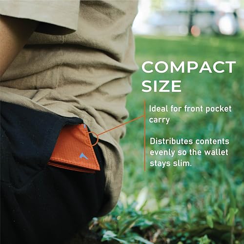 Image of Allett Sport Wallet, RFID Blocking Slim (Nylon, Potters Clay)