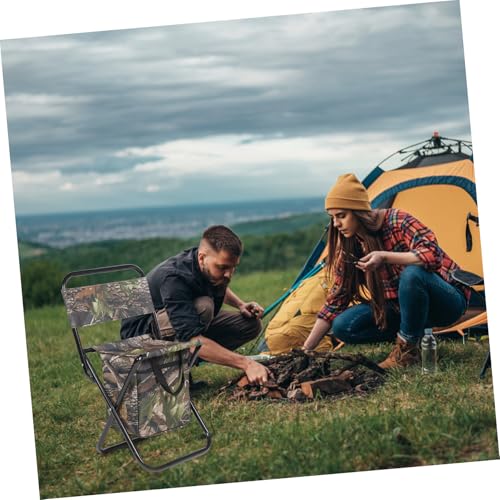 Chaise de camping pliante compacte VICASKY en acier inoxydable durable - 8