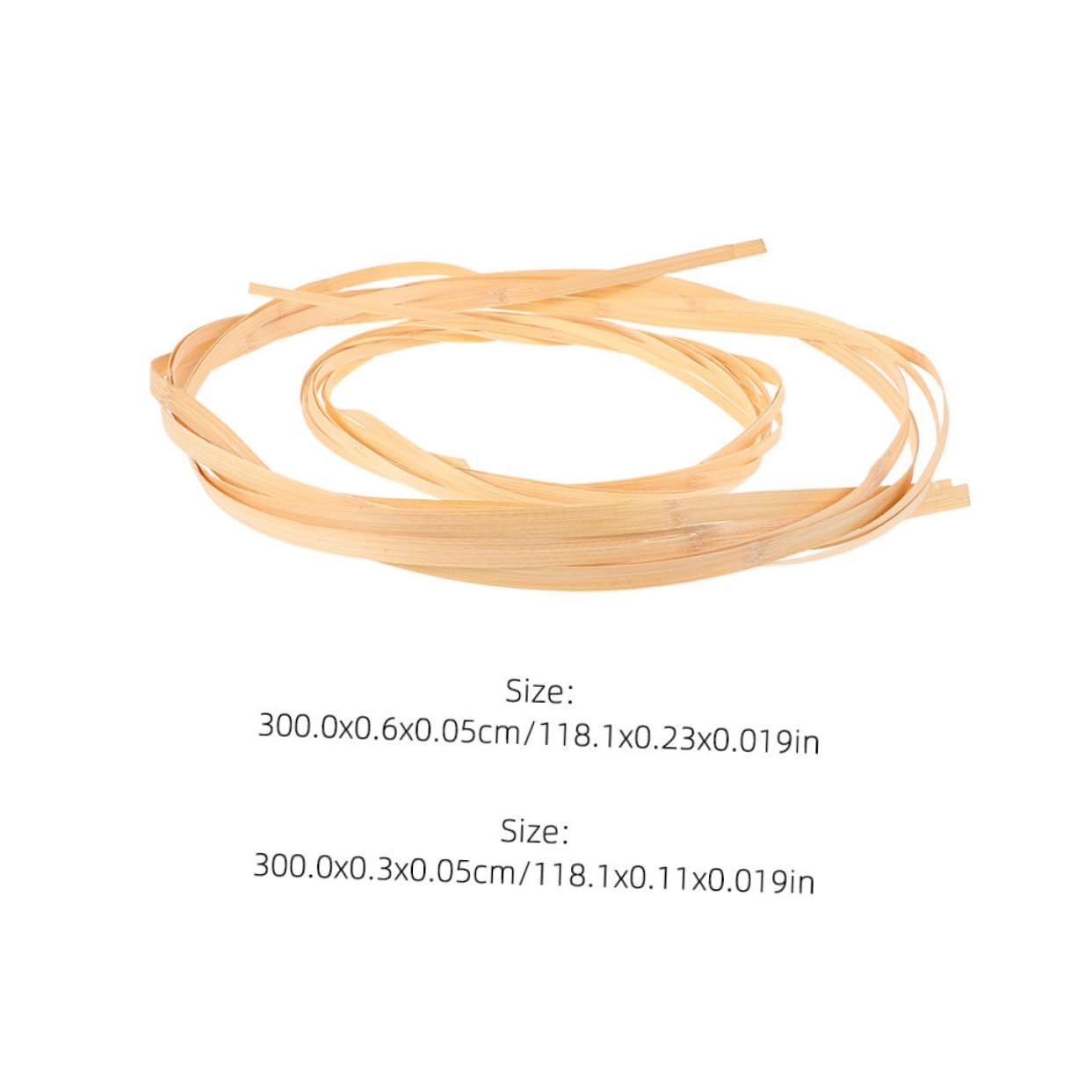 FUNOMOCYA Versatile Bamboo Weaving Products 4 Pcs Polished Bamboo Strips Safe for DIY Crafts Basket Weaving Wedding Decor Flower Arrangements