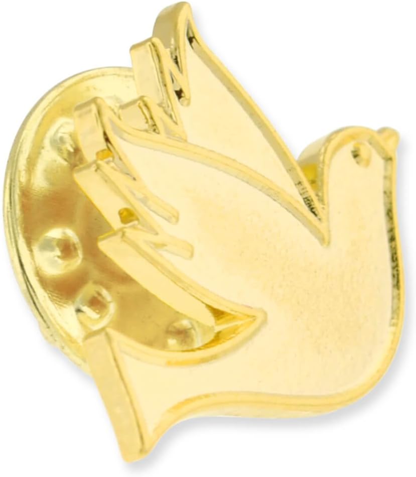 PinMart Gold Dove Lapel Pin image 2