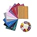 Produktbild boogift 10 Stück Glitter PU Heat Transfer Vinyl Wärmeübertragung Vinyl 10 Farben Textilfolien Transferpapier für DIY T-Shirt, Cricut, Cameo 30.48cm x 25.4cm
