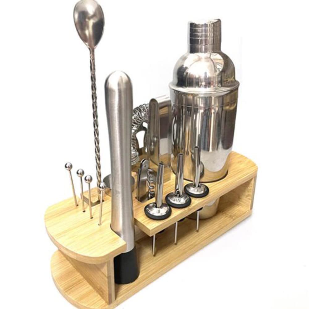 Barman Set Cross-Border Acier Inoxydable Barman Barware Cocktail Set 3 Bouchons