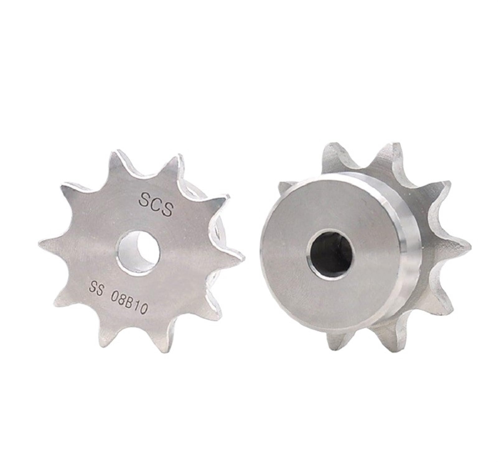 Bevel Gear Pinion Hardware Mechanical 1pcs 304 Stainless Steel Chain Sprocket 06B 10-25 Teeth Industrial Drive Sprocket Gear Chain(14 Teeth)