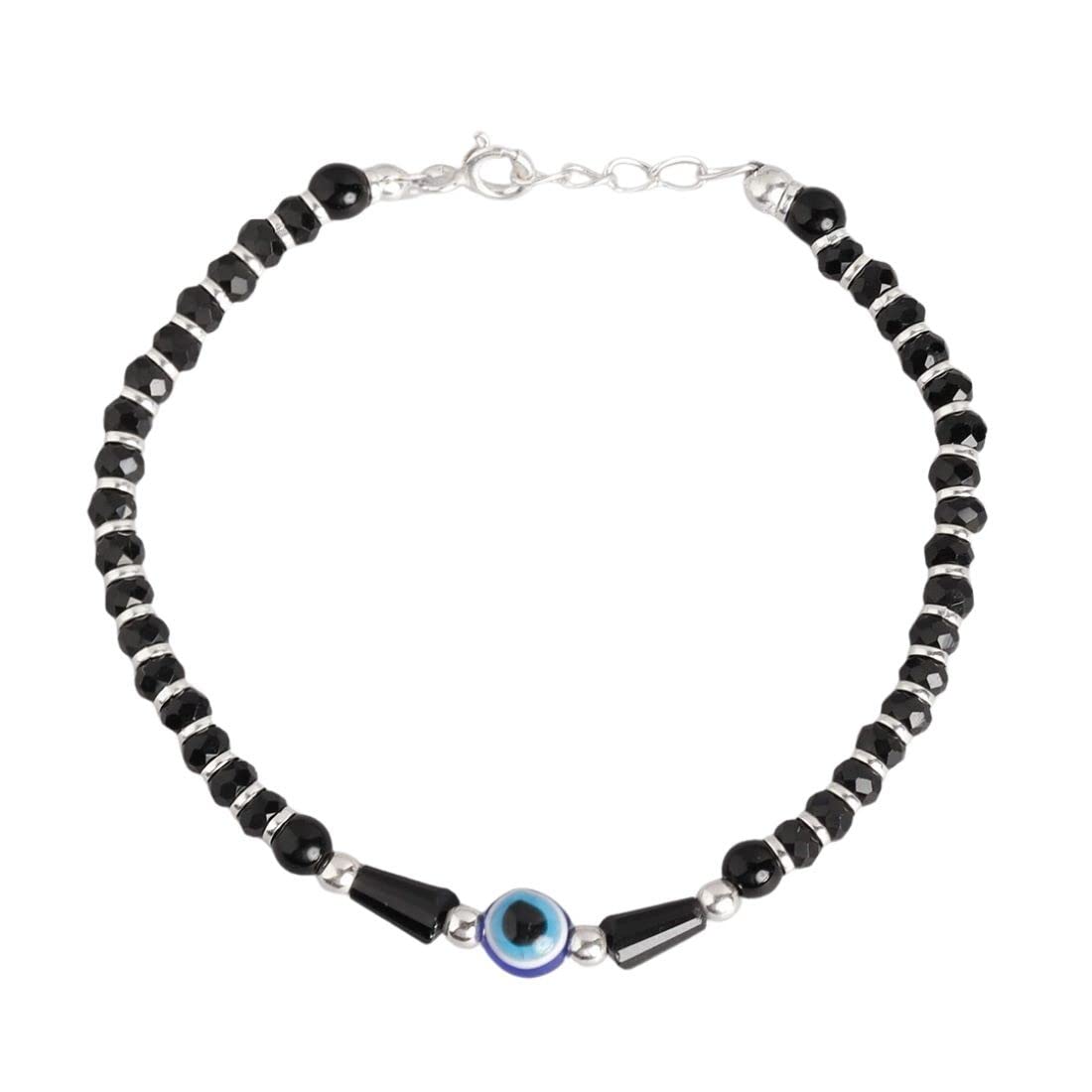 ZAVYA 925 Sterling Silver Evil Eye Rhodium Plating Bracelet | Gift for Women and Girls | With Certificate of Authenticity and 925 Hallmark (B0BT7HKQZT) Amazon Price History, Amazon Price Tracker