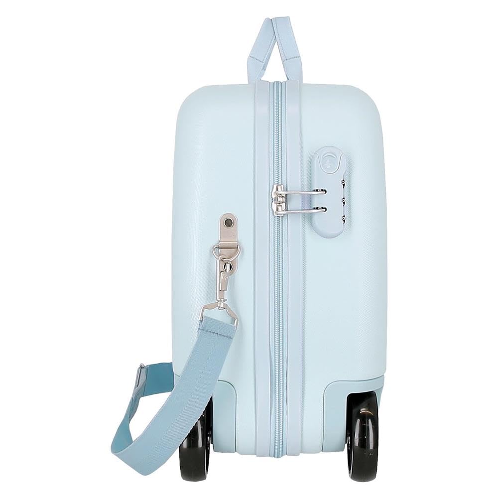 Disney Frozen Die Eiskönigin Awesome Moves Kinder-Koffer Blau 50x38x20 cms Hartschalen ABS Kombinationsschloss 34L 2,1Kgs 4 Räder Handgepäck
