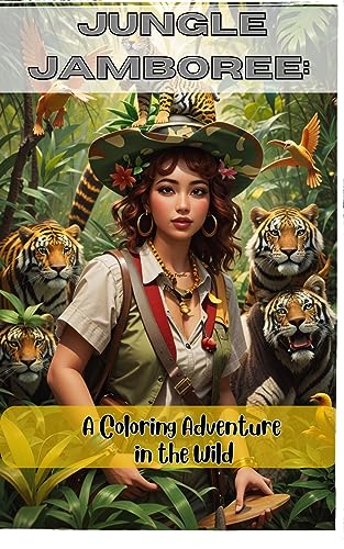 Jungle Jamboree: A Coloring Adventure in the Wild (English Edition)
