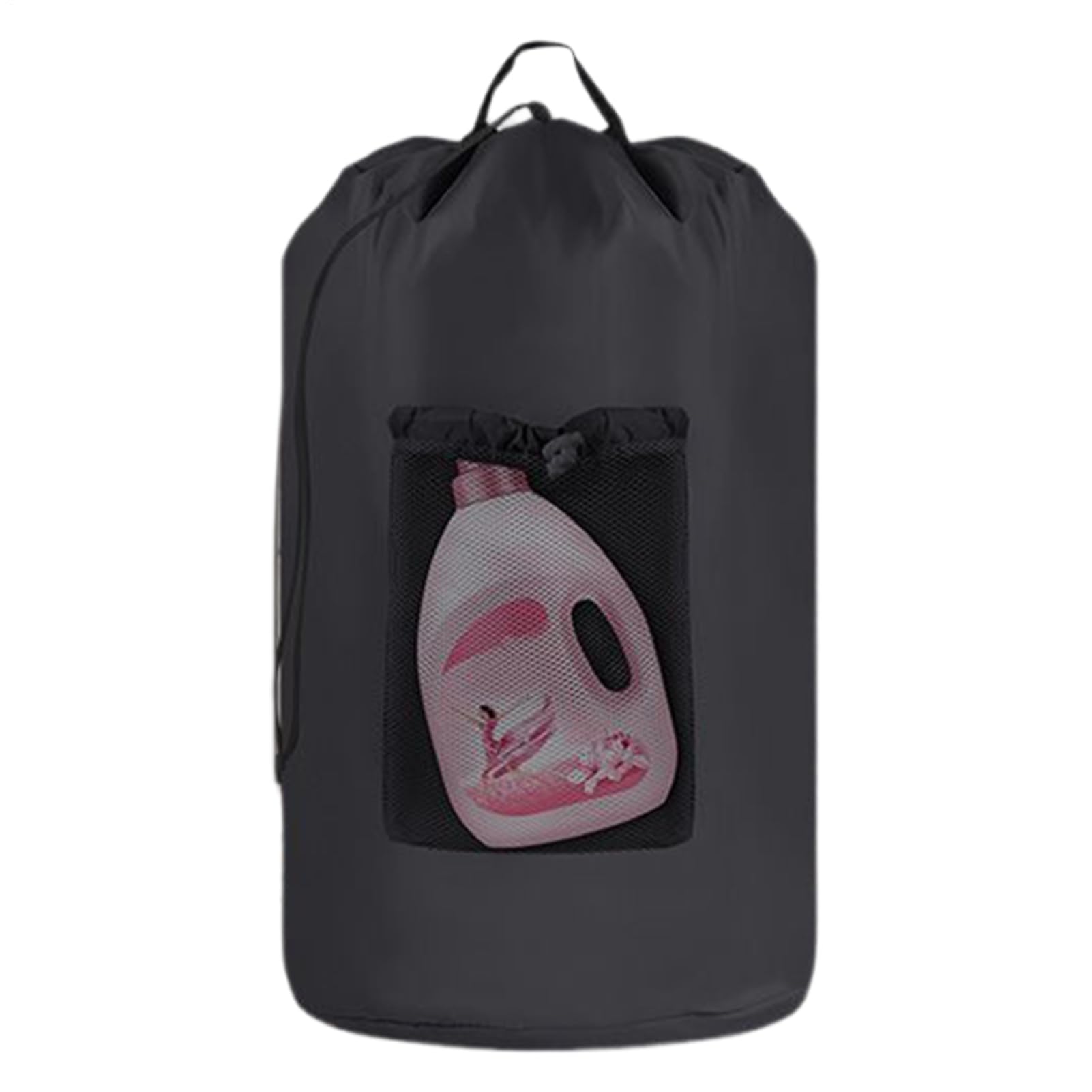 Mochila para lavandería universitaria de gran capacidad con cierre de cordón