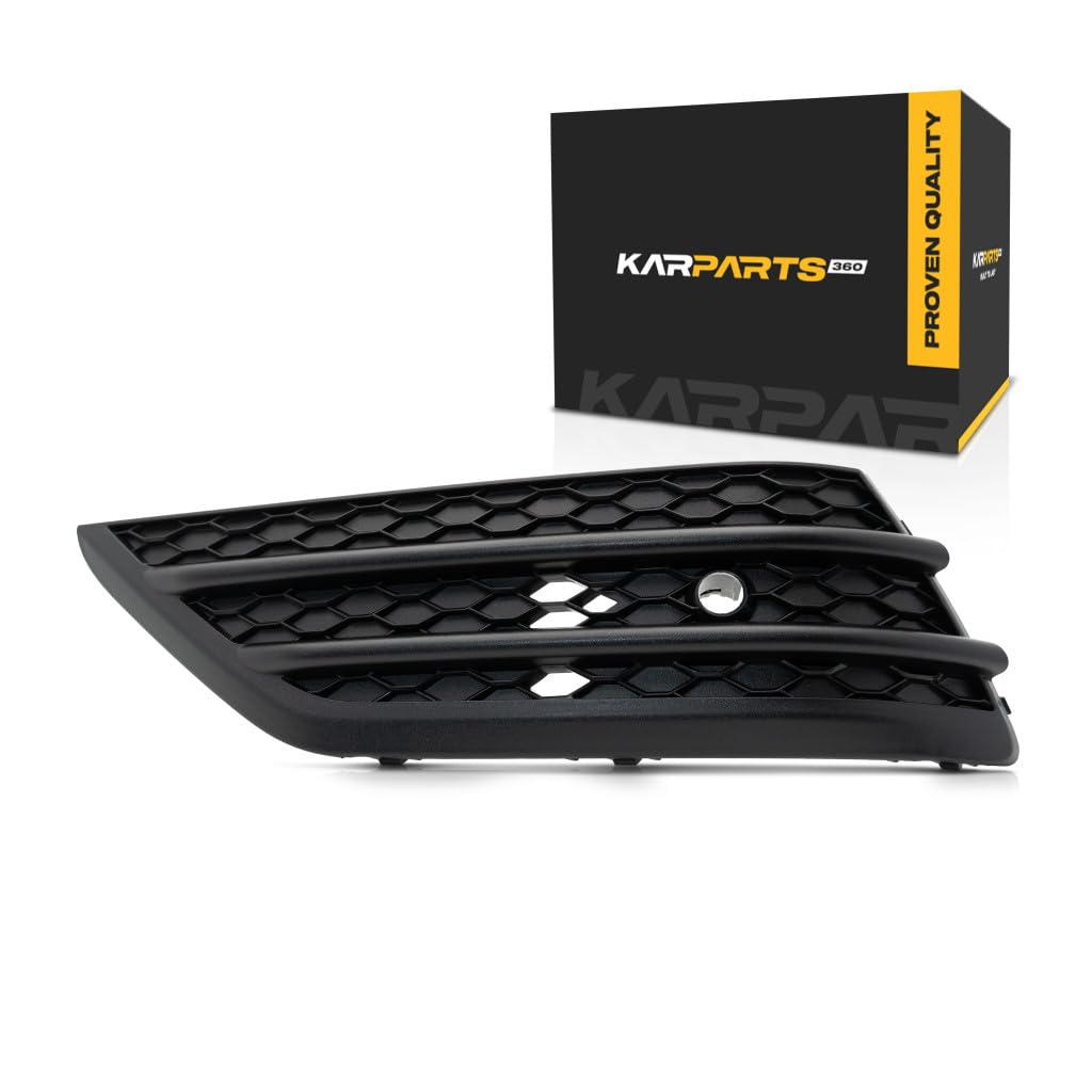 For Honda Pilot Fog Light Cover 2016 2017 2018 Outer Driver Side | Grille Bezel | Textured Black | w/Parking Aid Sensor Holes | HO1038131 |