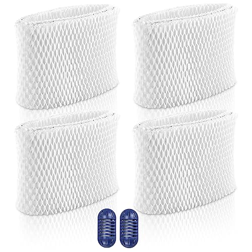 TOMOON WF2 Humidifier Filter Replacement for Vic.ks V3500 V3100 V3900 V3700 VEV320 Ka z 3020 & Re-Lion WA-8D Cool Mist Humidifiers,Pack of 4