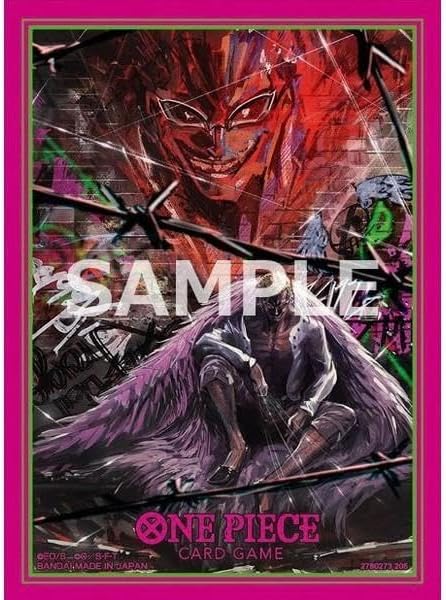 One Piece Card Game Protective Sleeves - Official Sleeve Limited Edition Vol.4 - Donquixote Doflamingo - 70ct Sleeves