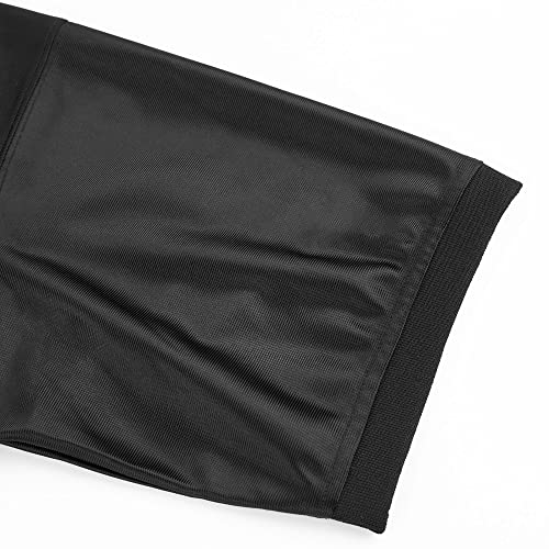 EALER Blank Football Jersey Mesh Athletic Football Shirt Practice Sports Uniform4