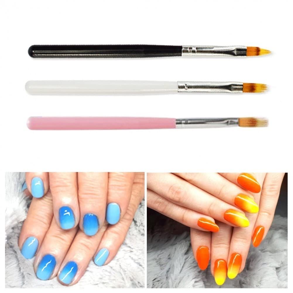 Amazon.co.jp: ネイルアートブラシジェルブラシ ネイルアート オンブル
