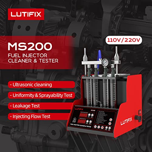 Ms200 Automotive Fuel Injector Cleaner & Tester Fuel Injector Diagnostic And Cleaning Equipment Motorcycle Injector With Motorcycle Adapters Cleaner Ultrasonic Cleaning Tool #TOP1