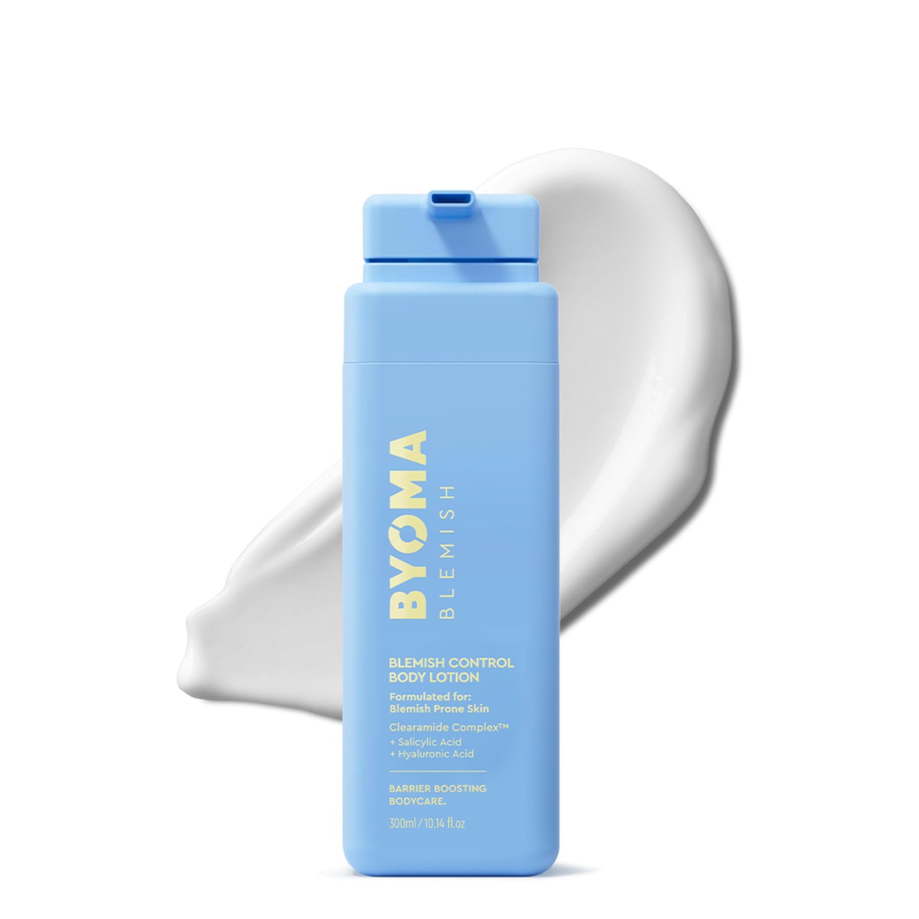 BYOMA Blemish Control Body Lotion (300ml) For Acne-Prone Skin, Soothes and Hydrates, Reduces Post-Blemish Marks, Gently Exfoliates with Salicylic Acid for Smooth, Healthy Skin