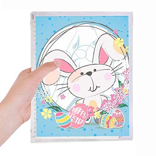 Carnet de notes en spirale Pâques rechargeable motif lapin chrétien