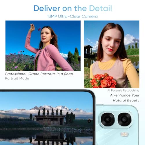 Image of OPPO A6x 5G Smartphone 4+128GB Blue, 6.7-inch, 120Hz Ultra Bright Display, 6500mAh Battery, 45W SUPERVOOCTM Fast Charge, 5MP Front Camera & 13MP Rear Camera, Mediatek Dimensity 6300, IP64