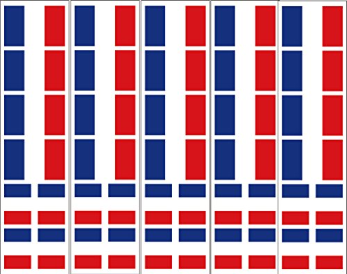 40 Tattoos: French Flag, France Party Favors