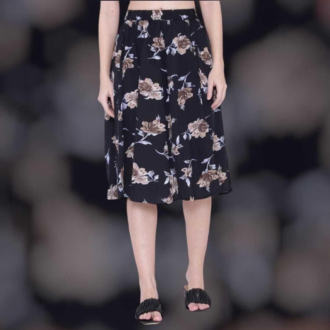 Mannatdiva' Women’s Crepe Midi Length with Allover Paisley Printed Flared Elastic Waist Skirt_Flip_New_New_SKIRT-TP-BG-01-Parent-picture-21