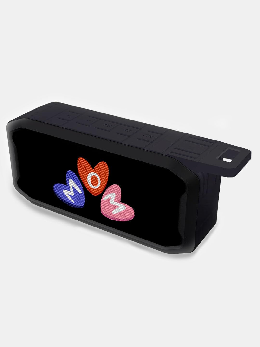 Macmerise Heart Mom 6W Wireless Bluetooth Portable Speaker with USB Support, SD Card, AUX, Upto 3hrs Playtime*, IPX7 Water & Dust Proof, TWS Function, Powerful Bass, FM & Call Function