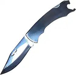 Canivete de bolso Boi de inox com abridor