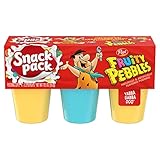 Snack Pack Post Fruity PEBBLES Flavored Pudding Cups, 3.25 oz., 6-Count