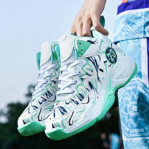 Image of Men's Basketball Shoes Fashion Printed Sneakers