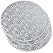 Cake Boards Rounds - 3 Piece Silver Foil Pizza Base Disposable Cake Drums, Corrugated Paper Board, 12 Inches in Diameter